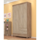 Guarda Roupa 4p Frankfurt Nogal/vanilla