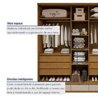 Guarda-roupa 5 Portas 100% Mdf Urbano Cedro/off White