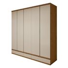 Guarda-roupa 5 Portas 100% Mdf Urbano Cedro/off White