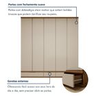 Guarda-roupa 5 Portas 100% Mdf Urbano Cedro/off White