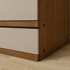 Guarda-roupa 5 Portas 100% Mdf Urbano Cedro/off White