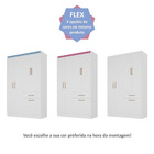 Guarda-roupa 5 Portas 1 Gaveta Trento Multimóveis Cr4155 Bran