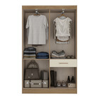 Guarda-roupa 5 Portas 1 Gaveta Trento Multimóveis Cr4155 Nogu