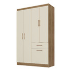 Guarda-roupa 5 Portas 1 Gaveta Trento Multimóveis Cr4155 Nogu