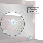 Guarda Roupa 5 Pt Com Espelho E Penteadeira Com Led Mdf/madei