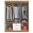 Guarda Roupa 6 Portas 02 Gavetas Montevidéu Nogueira Off - Do