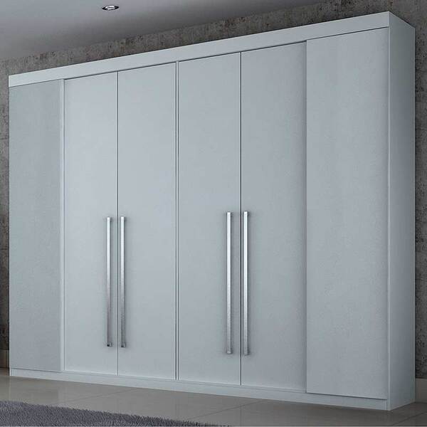 Guarda-roupa 6 Portas 100% Mdf Coliseu - Novo Horizonte - Bra