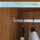 Guarda-roupa 6 Portas 1 Gaveta Anápolis Ripado 100% Mdf Cinam