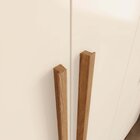 Guarda-roupa 6 Portas 2 Gavetas Arthur Nature/off White