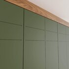 Guarda-roupa 6 Portas 2 Gavetas Com Espelho Arthur Nature/ver