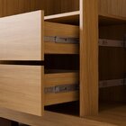 Guarda-roupa 6 Portas 2 Gavetas E 4 Espelhos Miami Carvalho C