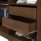 Guarda Roupa 6 Portas 2 Gavetas Elegance Imbuia/champanhe - V