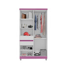 Guarda Roupa 6 Portas 2 Gavetas Flex Color 2260 Araplac