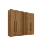 Guarda-roupa 6 Portas 2 Gavetas Mdf Logan  Naturale