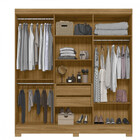 Guarda Roupa 6 Portas 2 Gavetas Moval Valença