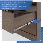 Guarda-roupa 6 Portas 2 Gavetas Paris Espresso Móveis Imbuia