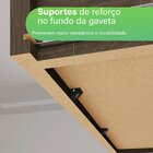 Guarda-roupa 6 Portas 2 Gavetas Portugal Frison Cacau