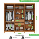 Guarda Roupa 6 Portas 2 Gavetas Portugal Frison Imop Móveis