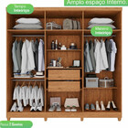 Guarda Roupa 6 Portas 2 Gavetas Portugal Frison Imop Móveis