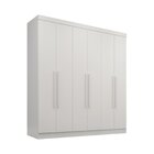 Guarda-roupa 6 Portas 2 Gavetas Recife Branco