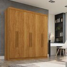 Guarda-roupa 6 Portas 2 Gavetas Recife Cinamomo