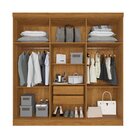 Guarda-roupa 6 Portas 2 Gavetas Recife Cinamomo/off