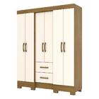 Guarda-roupa 6 Portas 2 Gavetas Suíça Multimóveis Cr4080 Natu