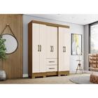 Guarda-roupa 6 Portas 2 Gavetas Suíça Multimóveis Cr4080 Natu