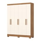 Guarda-roupa 6 Portas 3 Gavetas B369 Nature/off White