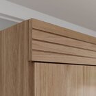 Guarda-roupa 6 Portas 3 Gavetas Com Espelho Gael Espresso Móv