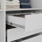 Guarda-roupa 6 Portas 3 Gavetas Java Branco