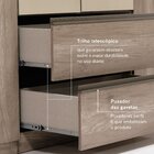 Guarda-roupa 6 Portas 4 Gavetas 100% Mdf 250cm X 230cm X 55cm