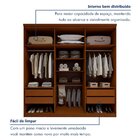Guarda-roupa 6 Portas 4 Gavetas 100% Mdf Alonzo Frassino
