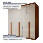 Guarda-roupa 6 Portas 4 Gavetas 100% Mdf Alonzo Frassino/off
