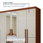 Guarda-roupa 6 Portas 4 Gavetas Bertha Com Espelho