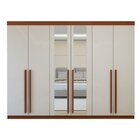 Guarda-roupa 6 Portas 4 Gavetas Bertha Com Espelho