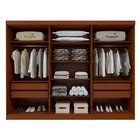 Guarda-roupa 6 Portas 4 Gavetas Bertha Com Espelho