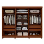 Guarda-roupa 6 Portas 4 Gavetas Bertha Com Espelho E Com Pés