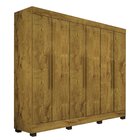 Guarda-roupa 6 Portas 4 Gavetas Coliseu Top Imop Móveis Nogue