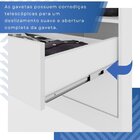 Guarda-roupa 6 Portas 4 Gavetas Com Espelho Com Pés Paris Esp