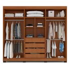 Guarda-roupa 6 Portas 4 Gavetas Com Espelho Lisboa Freijó/azul