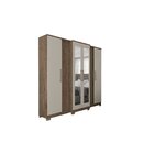 Guarda Roupa 6 Portas 4 Gavetas Com Espelho Montreal Atualle