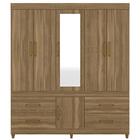 Guarda Roupa 6 Portas 4 Gavetas Guarujá D02 Amendola Touch -