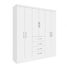 Guarda-roupa 6 Portas 4 Gavetas Indianópolis Espresso Móveis
