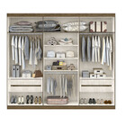 Guarda Roupa 6 Portas 4 Gavetas New Monumental Zanzini