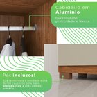 Guarda-roupa 6 Portas 4 Gavetas Sevilha Prime Cinamomo/off/ci