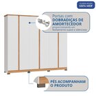 Guarda Roupa 6 Portas 4 Gavetas Zeus 100% Mdf Branco Line