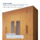 Guarda-roupa 6 Portas 4 Gavetas Zeus Com Espelho