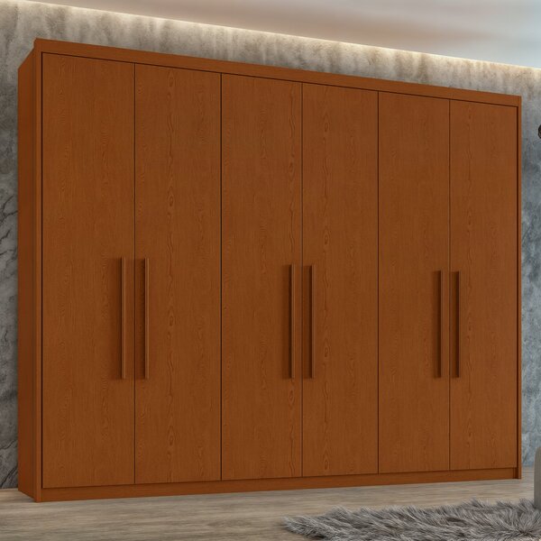 Guarda-roupa 6 Portas 5 Gavetas Áries