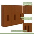 Guarda-roupa 6 Portas 5 Gavetas Áries